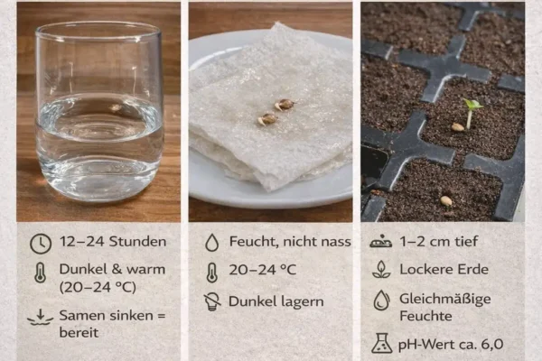 Cannabis Samen keimen - German Bulk Seeds